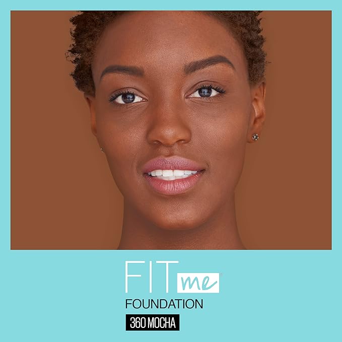 Maybelline Fit Me Matte + Poreless Liquid Foundation + Fit Me Mattifying Primer Makeup Bundle, Includes 1 Foundation in Mocha and 1 Primer