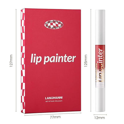 LANGMANNI 6pcs Shimmer & Smooth Lip Gloss Set, Moisturizing and Long-lasting - Fresh & Stylish Colors 0.6 Fl Oz (#B)