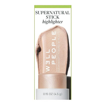 Well People Supernatural Stick Highlighter, Highlight Stick For Hydrated, Dewy Skin, Use On Lips, Cheeks & Eyelids, Vegan & Cruelty-free, Universal Glow