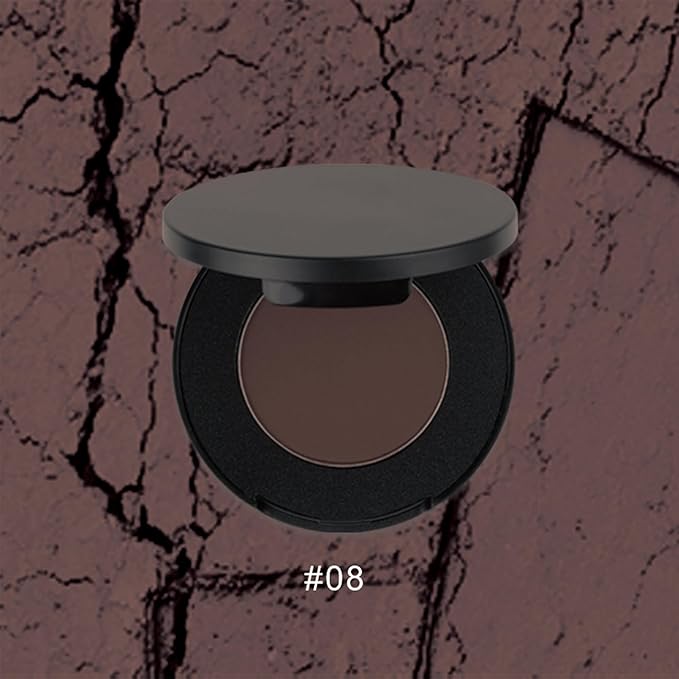 Flawless Pressed Powder, Setting Powder Makeup, Longwear Face Powder Foundation, Smooth Complexion, Portable Compact Long-Lasting Matte Finish 08