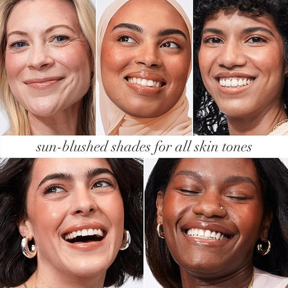 MAEPEOR Cream Face Blush 8 Color Lightweight Smooth Natural Look Matte Face Blush Long-Lasting Buildable Blusher for Cheeks (101 Freesia)