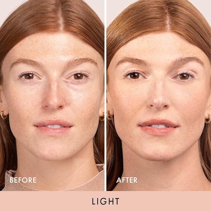 Wander Beauty Wanderlust Powder Foundation - Light - Blurs and Evens Skin Tone - Perfects and Hydrates With Hyaluronic Acid, Aloe, Honeysuckle, & Vitamin E - Lightweight, Buildable Coverage - 0.31 oz