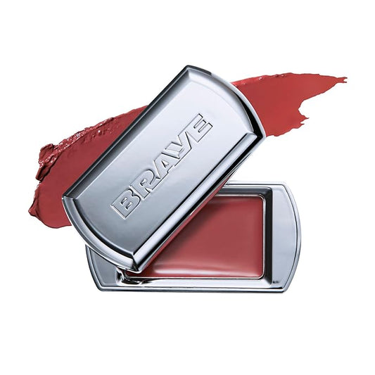 BRAYE LIPSLEEK | Blush for Cheeks & Lips, Korean Makeup Blush, Cool Lip and Cheek Balm, Vegan Cream, Lightweight w/Blendable & Buildable Makeup, Natural Look 03 POSH 0.08oz
