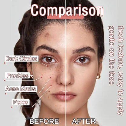 3 in 1 Color Correcting Cream,Moisturizing Isolation Cream Oil Control One Step Color Corrector,Skin Tone Correcting Concealer & Invisible Pore Face Primer Foundation Makeup