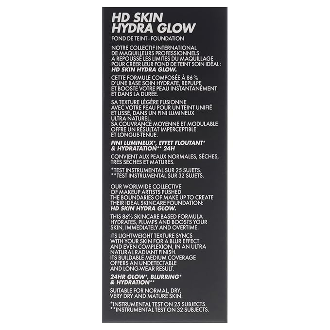 HD Skin Hydra Glow - 2R34 Cool Caramel by Make Up For Ever for Women - 1 oz Foundation