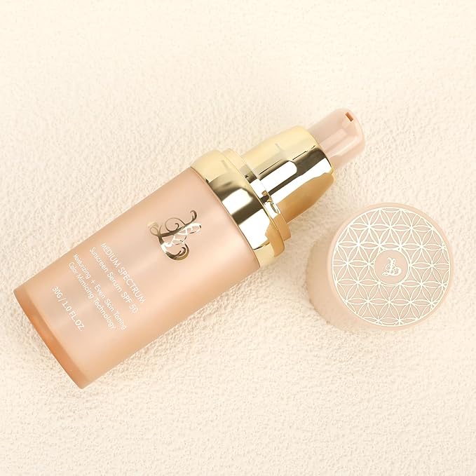 4 in 1 Foundation with SPF 50+【Skin friendly】【Light Weight】【Long Lasting】Color Changing Foundation，Medium Spectrum