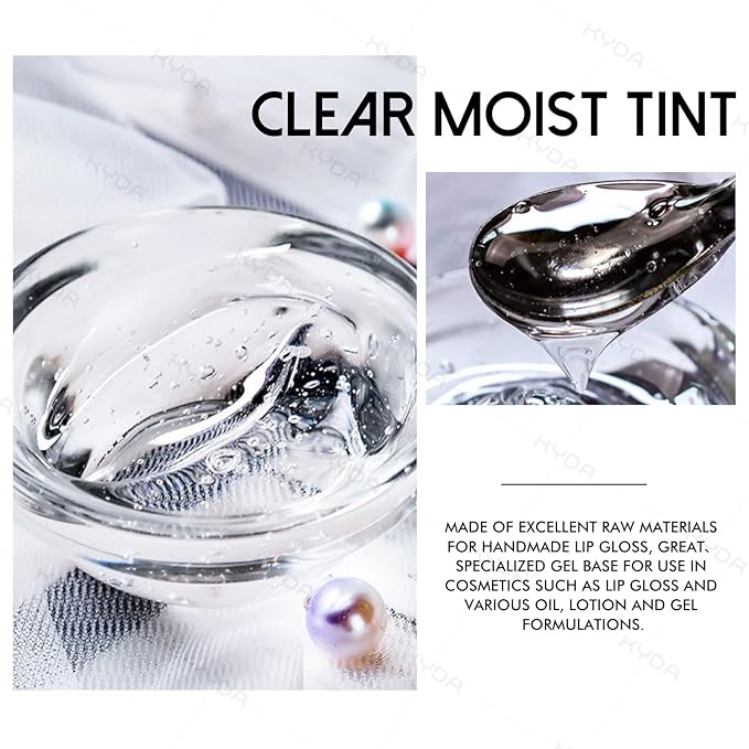 KYDA 200ML Moisturize Lip Gloss Base,Lip Gloss Base Oil Material Lip Makeup Primers, Non-Stick Lipstick Primer Lip Gloss Base for DIY Handmade Lip Balms Lip Gloss-200g