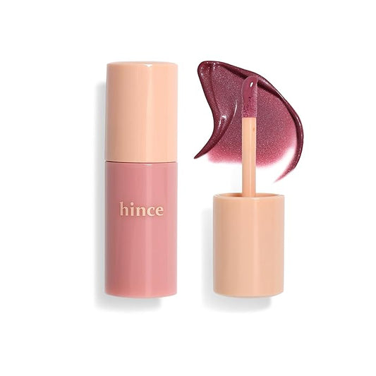 hince Dewy Liquid Cheek 6g Raw Glow Liquid Blush for Cheeks Vegan Dewy Cheek Tint Glass Skin Lightweight Liquid Blush Weightless Watercolor (HUSKY MAUVE, LC004), 0.2 Fl Oz (Pack of 1)