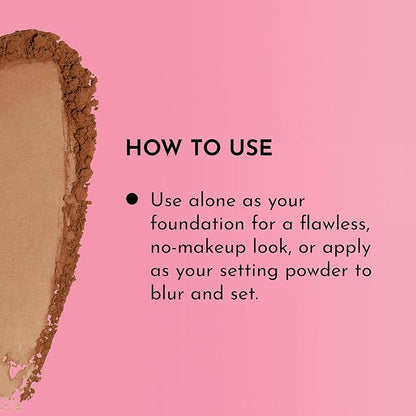 Talc Free Skin Smoothing Powder, Tan Deep, 0.34 Ounce