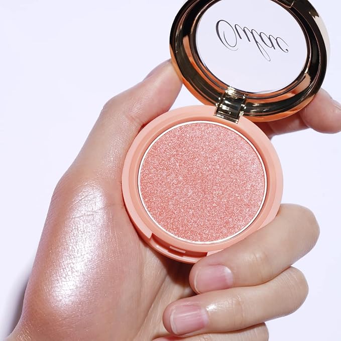 Oulac Soft Blush for Fair Skin, Natural Radiant Look, Daily Makeup Cosmetics