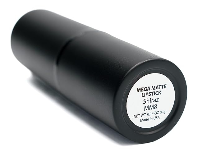 Shiraz Deep Brown Burgundy Purple Ultra Matte Lipstick Lip Color Moisturizing Paraben, Cruelty & Lanolin Free