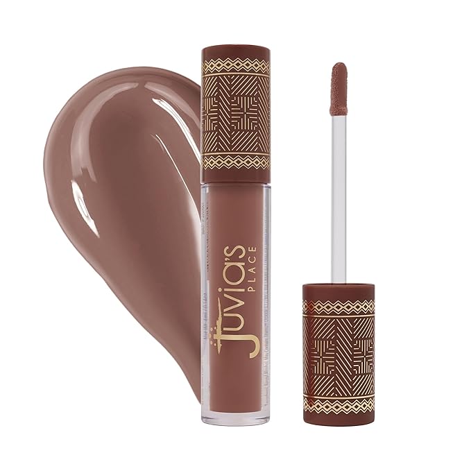 Juvia's Place Coffee Shop Lip Gloss - Brown Sugar - Hydrating Butter Lip Gloss for Women, Long-Lasting Shine, Moisturizing Glass-like Finish, Plumping Non-sticky Lip Gloss, Suitable for every vibe