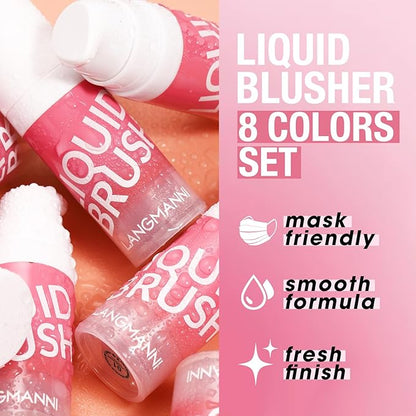 Cream Blush Makeup For Cheeks - Natural Glossy Velvet Texture (06#)