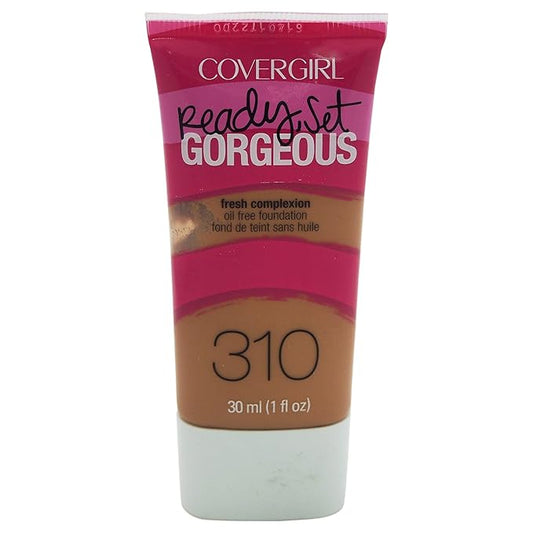 COVERGIRL Ready Set Gorgeous Foundation Classic Tan 310, 1 oz (packaging may vary)