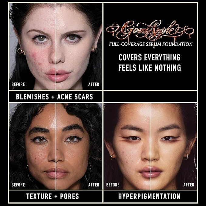 Good Apple Non-Comedogenic Full-Coverage Serum Foundation Tan 074