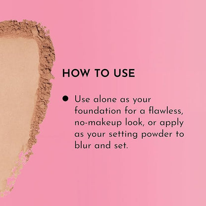 Talc Free Skin Smoothing Powder, Light Medium, Tan, 0.34 Ounce (Pack of 1)