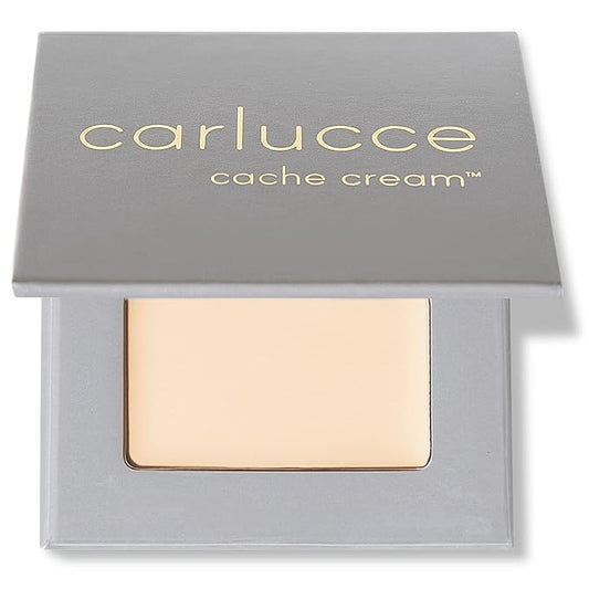 Carlucce Cache Cream 3-in-1 Makeup Color Palette, Raw - Foundation, Concealer & Primer, Medium - Full Coverage, Natural Finish, Vegan & Cruelty Free