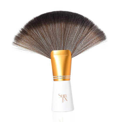 SunFX Post Spray Tanning Finishing Powder 1LB Cheeky Sunshine & Professional Salon Large Fan Brush Combo
