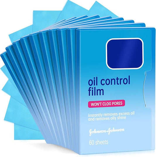 10 Packs Oil Blotting Papers for Face (600 Sheets) - Oil Absorbing Blotting Sheets for Oily Skin, Makeup-Friendly & Portable Oil Wipes