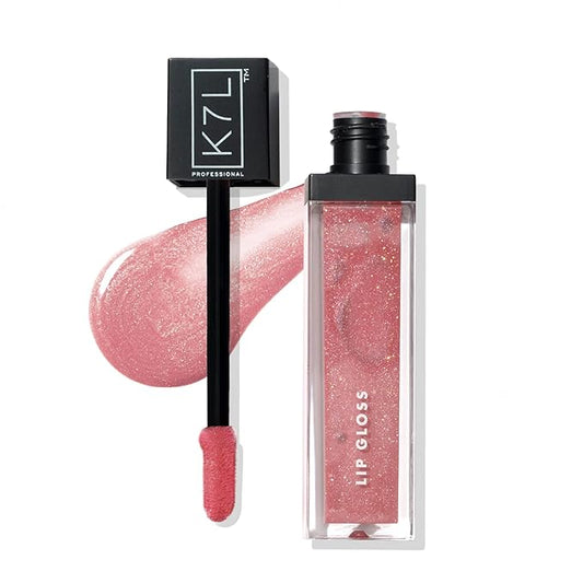 K7L Pink Glitter Lip Gloss - Twirl Girl