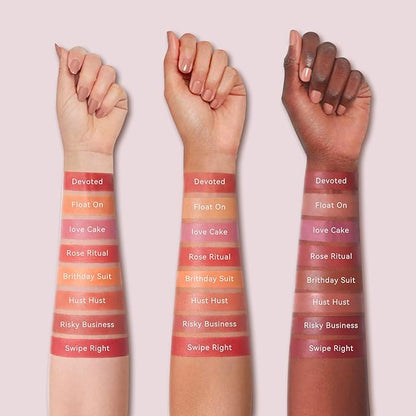 Liquid Blush Makeup,Soft Cream Blush for Cheeks, High-pigmented, Long-Wearing, Waterproof, Natural Glossy, Skin Tint Blush Stick Face Makeup for Women and Girls(float on)
