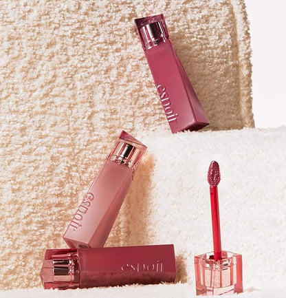 Espoir Couture Lip Tint Glaze #12 Butter Bell 0.19oz | Volumizes & High-Shine Lip Plumper | Long-Lasting Vibrant Color | Thickening radiance Lip Stain | Tinted Lip Moisturizer | Korean Lip Makeup