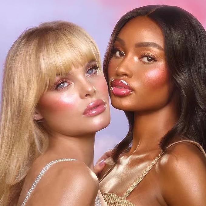 8 Colors Lip Plumping Gloss With Big Brush Head, Moisturizing Formula, Visibly Defines & Plumps Lips Repairing Lightening Lines Fresh Clear Smooth Care (# 06)