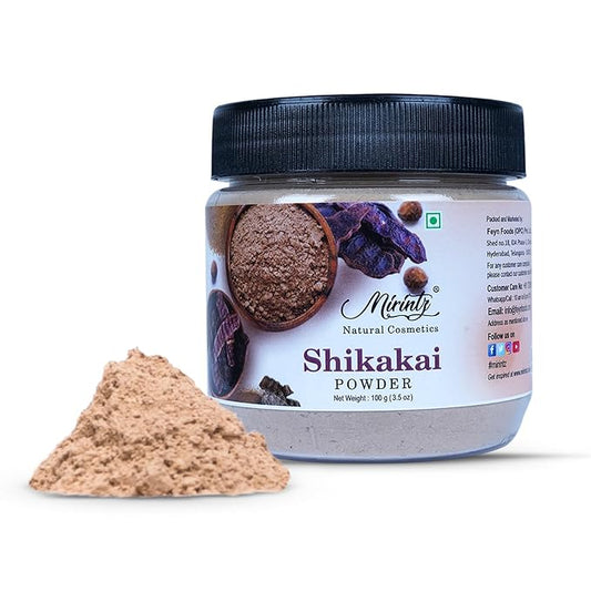 100% Natural Shikakai Powder | (3.5 Oz) Pure Shikakai Powder for Hair care -Cleansing & Conditioning | Hair Pack for Hair Growth | Herbal Shikakai Powder DIY Ayurvedic Hair Mask