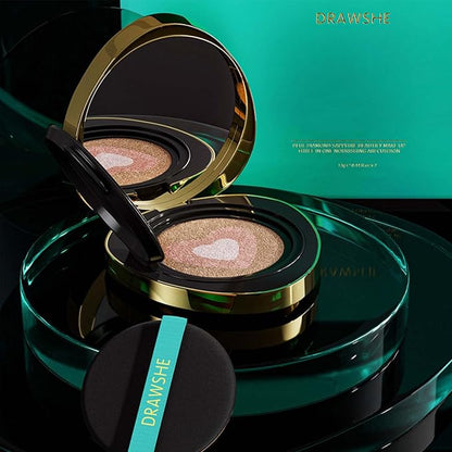 Full Coverage Foundation Air Cushion CC Cream Concealer Moisturizing Nourishing Natural Long-Lasting Even Skin Tone For All Skin Types