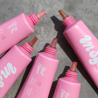 Half Caked In Sync Liquid Blush - Pigmented, Long-Lasting, Multi-Use Liquid Color - Lightweight, Natural Finish - Fragrance-Free, Clean, Vegan & Cruelty-Free, 15ml (Delicate Drama)