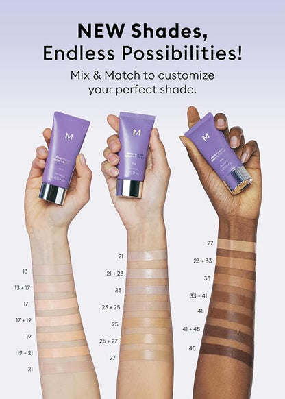 MISSHA M PERFECT COVER SERUM BB CREAM No.13 Light Fair- Fair with Cool Undertone, Skin Tint, Tinted Moisturizer, Skin Care Foundation Makeup, Superfood Complex, Glass Skin, Korean Makeup,1.18 Fl oz