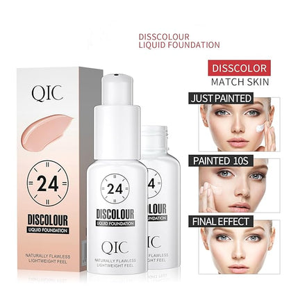 Concealer Moisturizing Gradient Foundation, Oil Control Long Lasting Waterproof Full Coverage Color Correcting Foundation