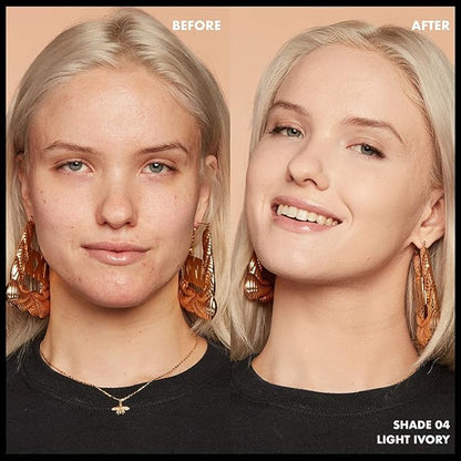 NYX PROFESSIONAL MAKEUP Can't Stop Won't Stop Foundation, 24h Full Coverage Matte Finish - Light Ivory