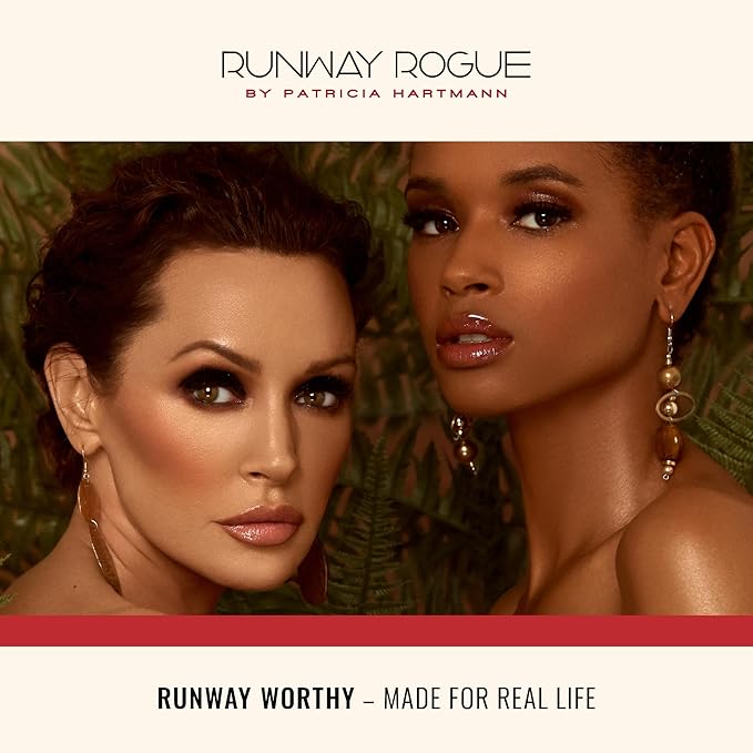 Runway Rogue LuxGloss Lip Gloss, High-Pigment Shimmery Muted-Rose Lip Gloss, ‘Strike a Pose’
