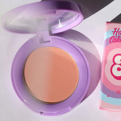 Half Caked In Bloom Powder Blush | vegan & cruelty-free, fragrance-free, highly pigmented, primer-infused | 3.8g (Me & U)