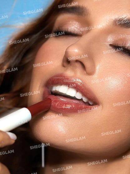 SHEGLAM Pout-Perfect Moisturizing Solid Lip Gloss Shimmer Lip Plumper - Gold Rush