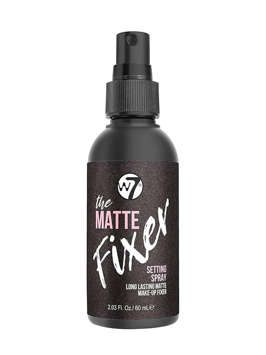 W7 The Fixer Makeup Setting Spray - Matte Finish - Long-Lasting, Ultra-Fine Formula - Cruelty Free and Vegan