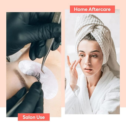 Lash Shampoo Concentrate 60ml Lash Cleanser Concentrate Add Hyaluronic Acid Oil-Free Lash Extension Shampoo Perfect for Salon，Peach