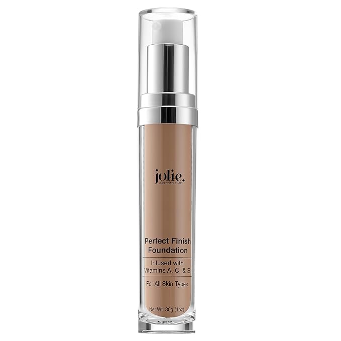 Jolie Perfect Finish Liquid Foundation Makeup SPF 15 Oil Free (MC2)