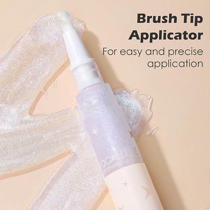 FOCALLURE Glitter Lip Gloss,High Shine Shimmer Lipstick,Long Lasting Plumping Lipgloss,Hydrating,Moisturizing,Non-Sticky and Lightweight Formula for Lip Color,Flechazo