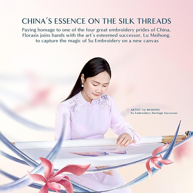 FLORASIS Flawless Jade Breathable Longwear Cushion Foundation (Ode to Embroidery) (N25 Rippling Lotus, 1 Count)