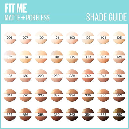 Maybelline New York Fit Me Matte & Poreless Foundation 102 Fair Ivory 30ml