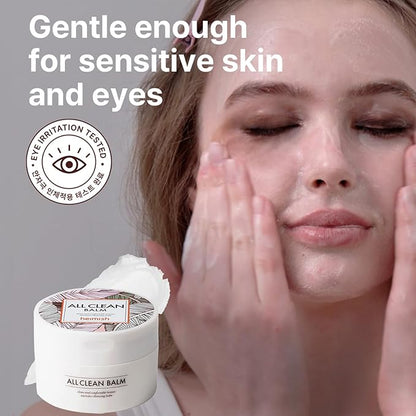 HEIMISH All Clean Balm - Cleansing Balm, Waterproof Makeup Remover, Face Cleanser, Oil Based Cleanser, Korean Skincare with Natural Aroma Oil, Vegan, For All Skin Types, 4.0fl.oz/120ml
