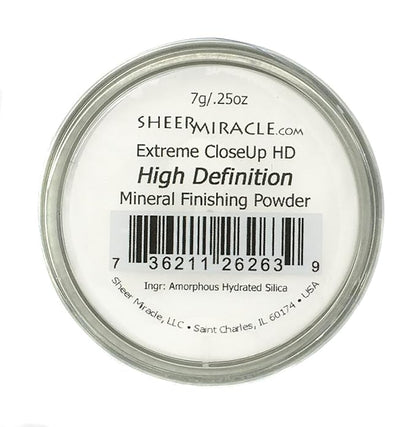 Extreme CloseUp HD Minimalist Finishing Powder for Sensitive Skin | High Definition Pore-Perfecting Formula to Absorb Oil, Blur Wrinkles, Conceal Imperfections | Vegan, Hypoallergenic, Cruelty-Free 7g