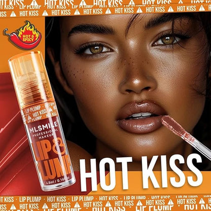 6 Colors Duck Lip Plumper Gloss, Glitter Shine Primer Lip Tint Korean Clear Plumping Lip Gloss, High Pigment No Sticky Sexy Lip Gloss, Lip Plumper Gloss Make Lips Fuller