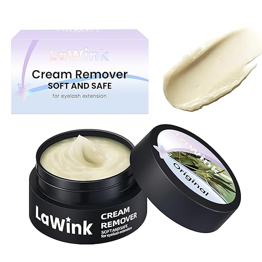 Eyelash Glue Remover Cream 5g Professional Grade Lash Adhesive Remover Sensitive Skin Lash Glue Remover Quickly and Low Irritation Lash Remover Eyelash for Salon Lash