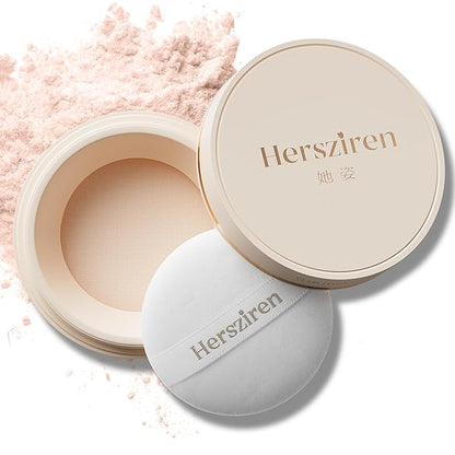 Translucent Setting Powder, Oil Control & Lightweight Loose Powder with Soft-focus Finish, Minimizes Pores, Long Lasting Talc Free Setting Powder Makeup, 10g, Natural