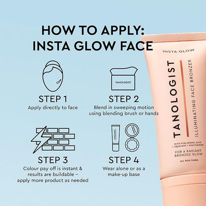 Tanologist Insta Glow Face Bronzer, 2.02 fl. oz/60 ml Tube