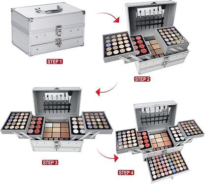 132 Color All In One Makeup For Women Full Kit,Professional Makeup Kit,Makeup Gift Set for Women,Beginner&Teens,Makeup set Include eyeshadow/lipstick/concealer/Lip Gloss/Eyeliner/Mascara (A1-01)