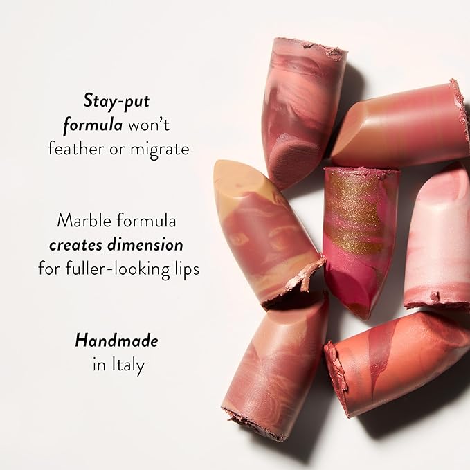 LAURA GELLER NEW YORK Serum Blush Cheek Tint, Blushing Berry + Italian Marble Sheer Hydrating Lipstick, Honey Bun